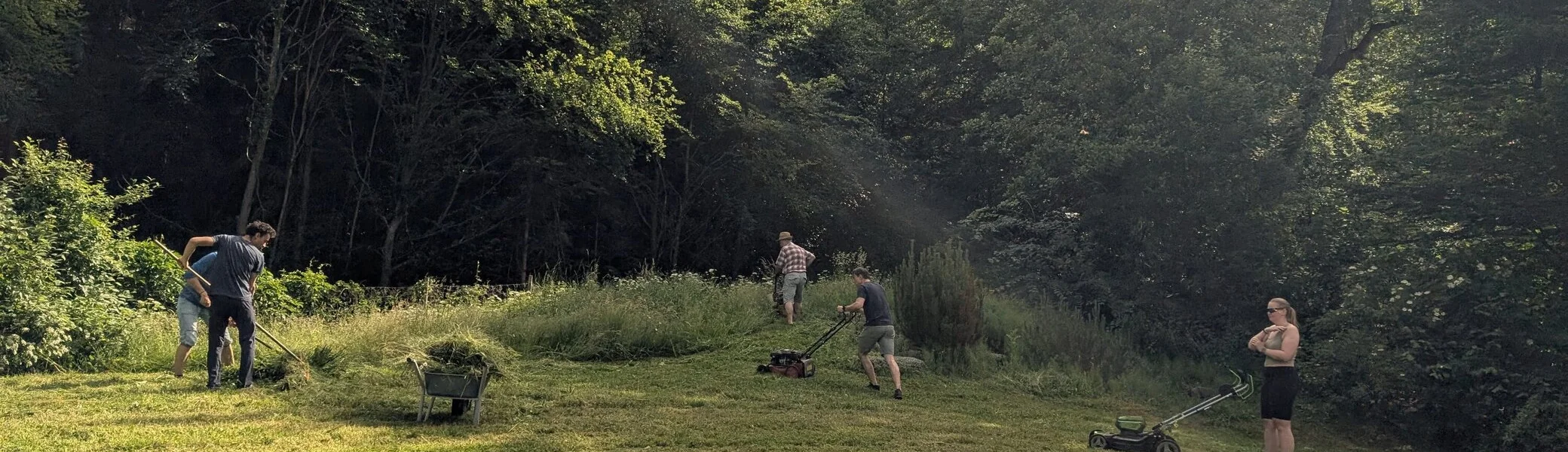 Mähen und Rechen | © DAV Starnberg