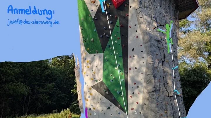 Flyer zum Klettertreff 16-27 Jahre | © JDAV Starnberg/Emiia Gottwalt