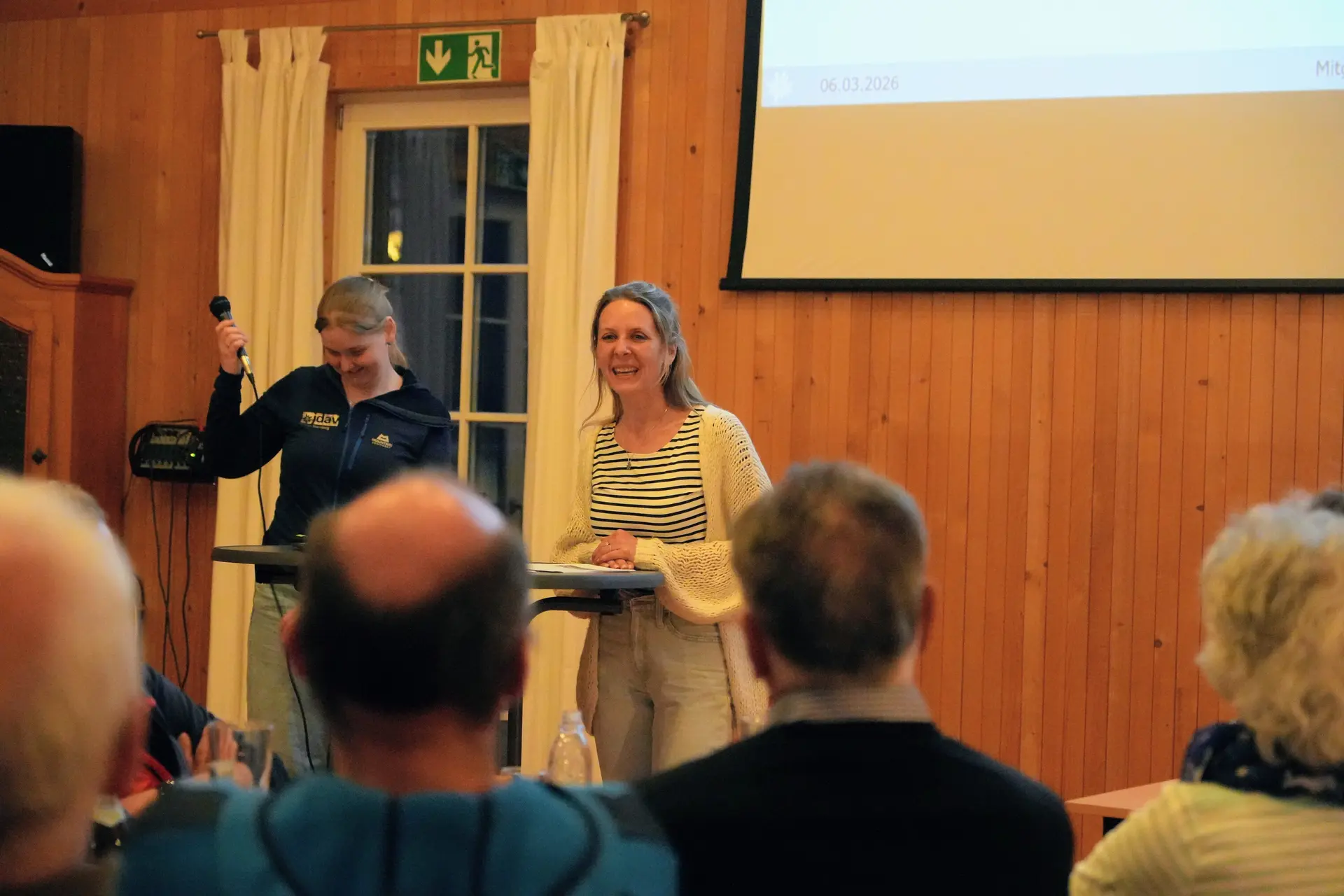 Mitgliederversammlung 2026 - unsere neue Büroleitung Gloria Trott stellt sich vor | © DAV Starnberg | Marc Werny