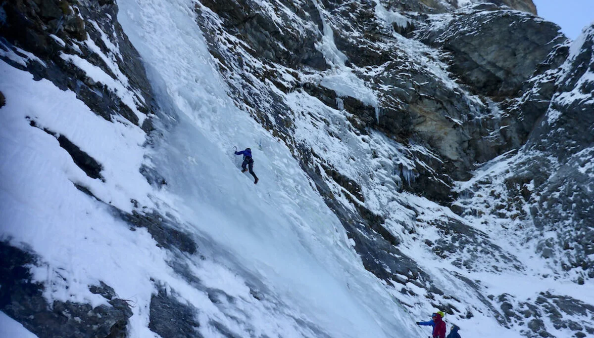 die Eisarena bietet zwar kein Anfängergelände, aber dafür Tiptop Verhältnisse | © DAV Starnberg