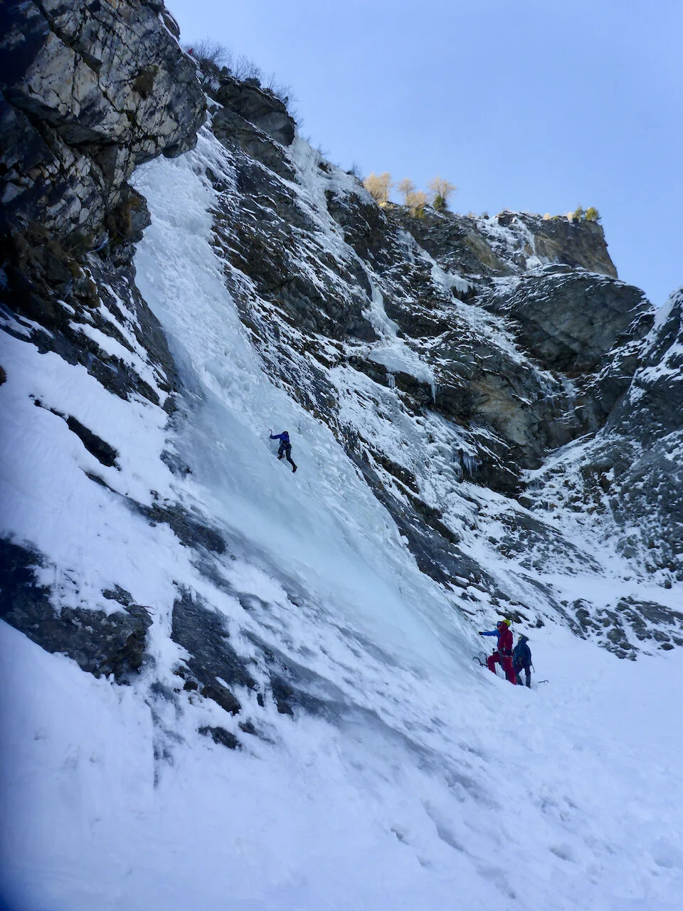 die Eisarena bietet zwar kein Anfängergelände, aber dafür Tiptop Verhältnisse | © DAV Starnberg