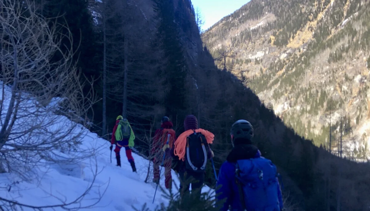 Der Sonne entgegen: erst am Ende des Tages... | © DAV Starnberg