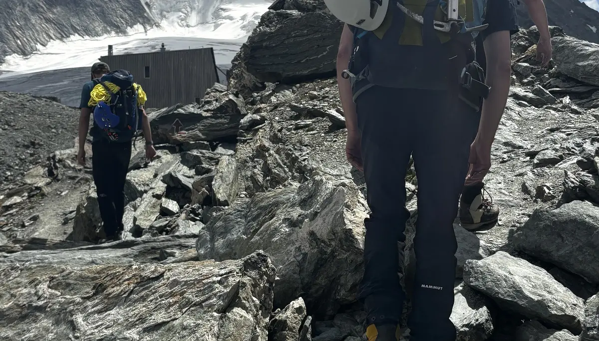Auf der Zielgeraden zur Hütte beim Aufstieg | © DAV Starnberg - Sina Bakenhus