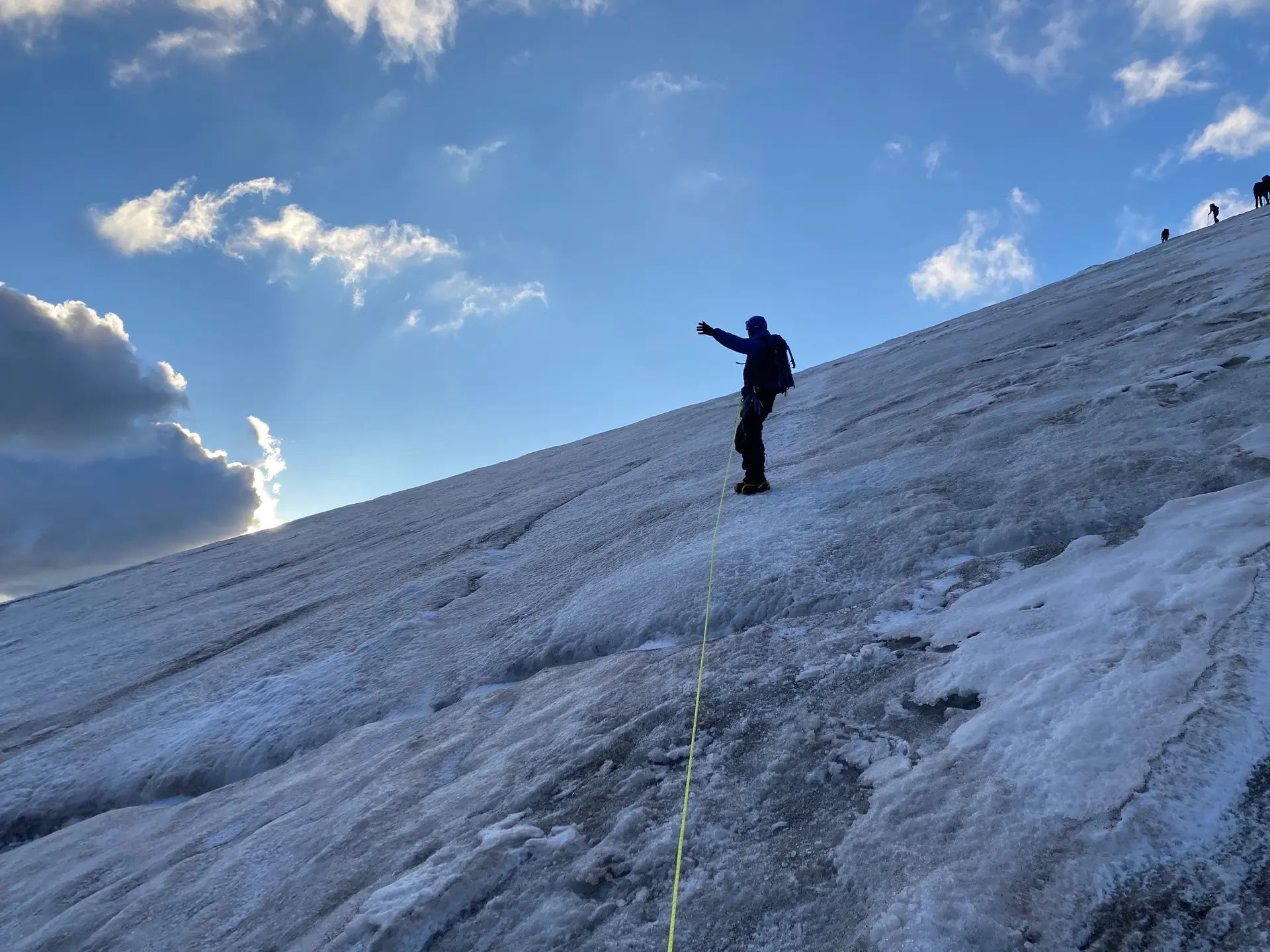 Felix auf dem Gletscher | © DAV Starnberg - Jan-Friedrich Süßmuth