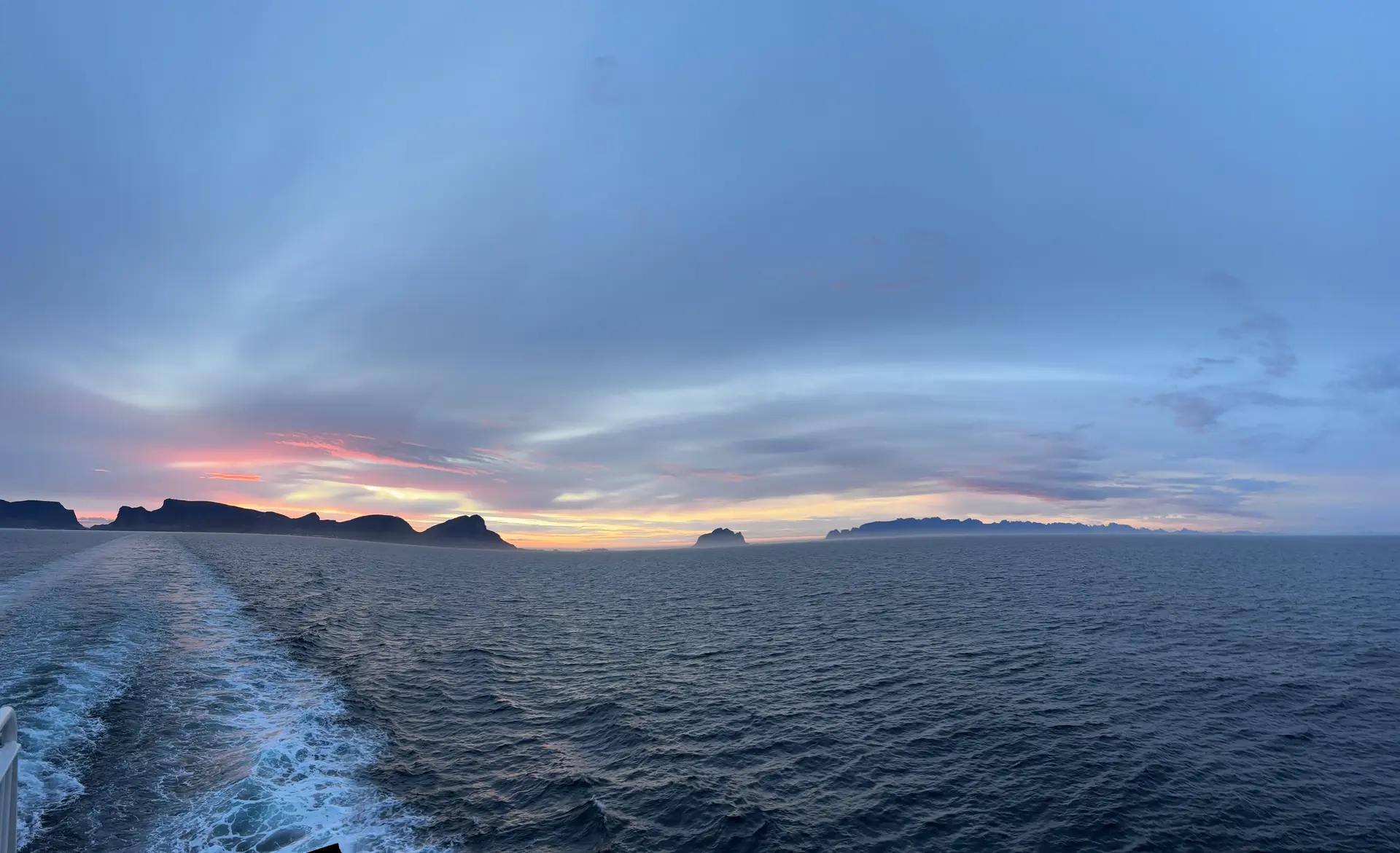Sonnenuntergang Fähre | © DAV Starnberg - Sina Bakenhus