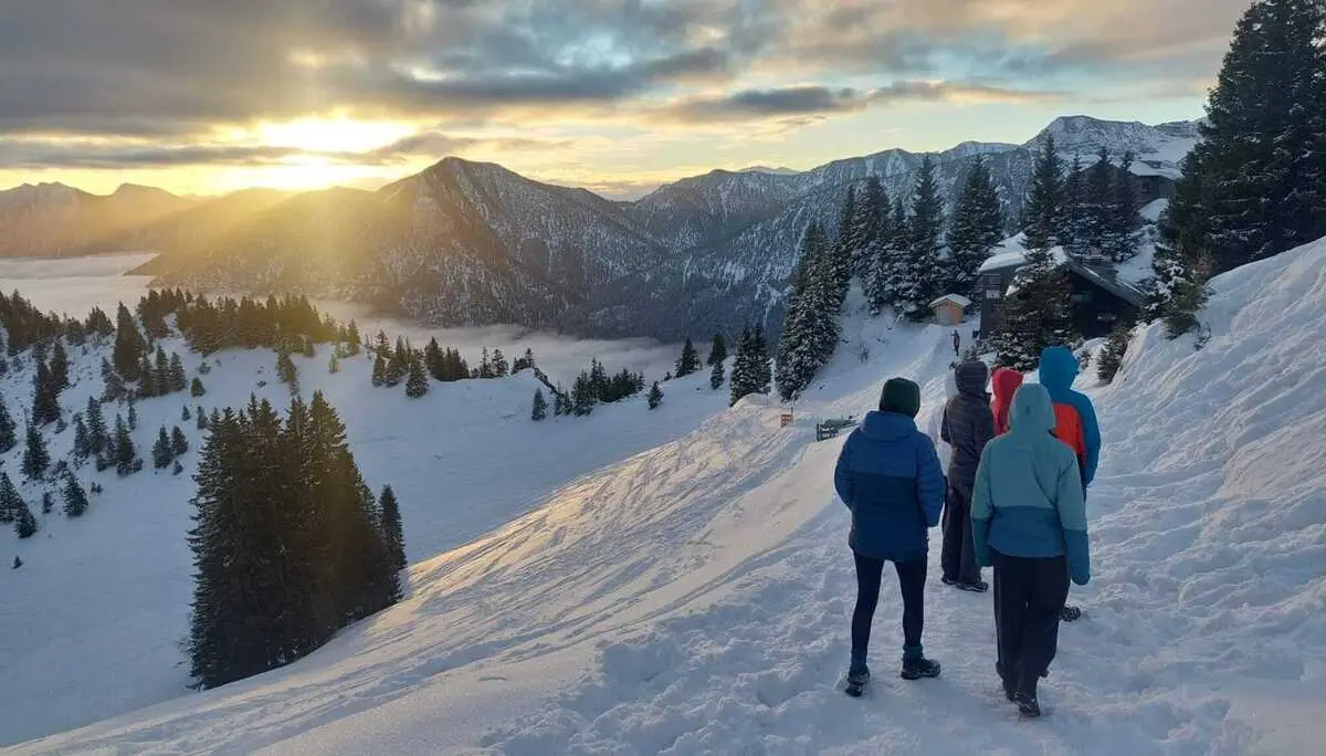 Wandern zum Sonnenuntergangsspot | © jDAV Starnberg