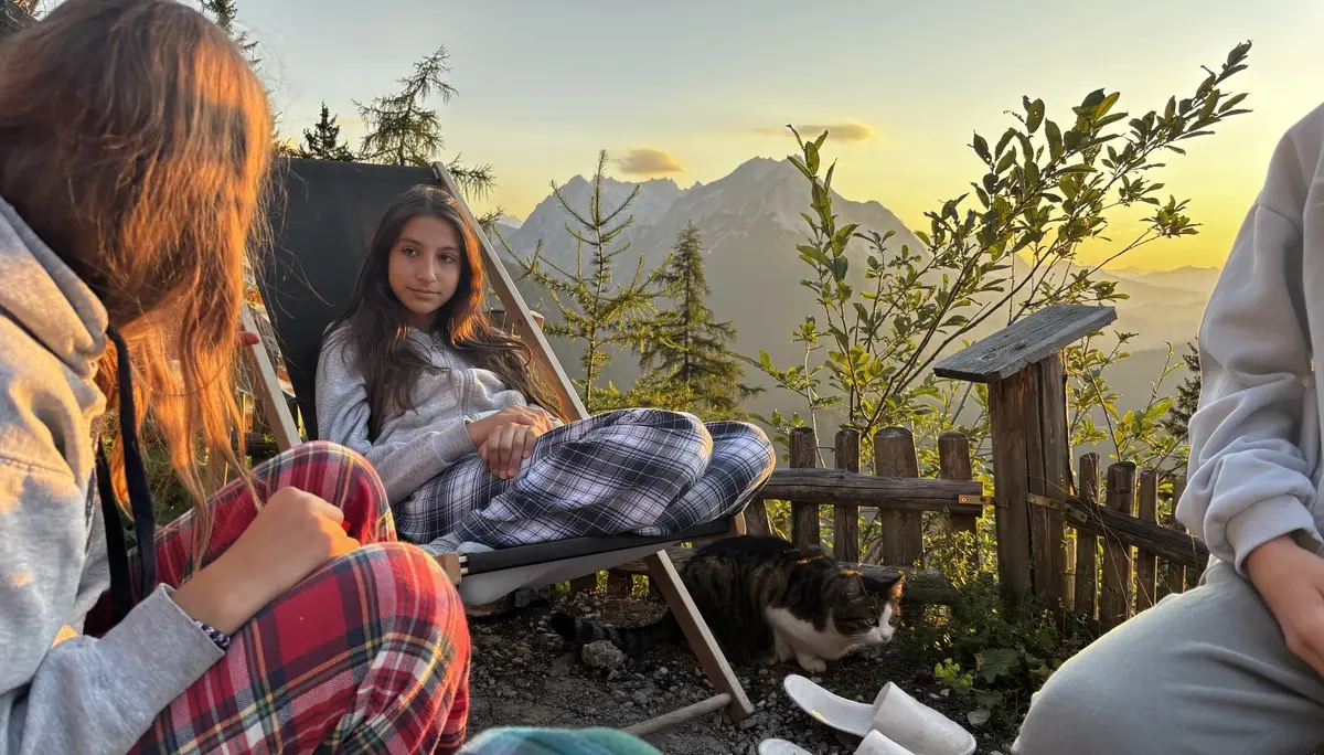 Gespräche bei Sonnenuntergang | © DAV Starnberg - Sina Bakenhus