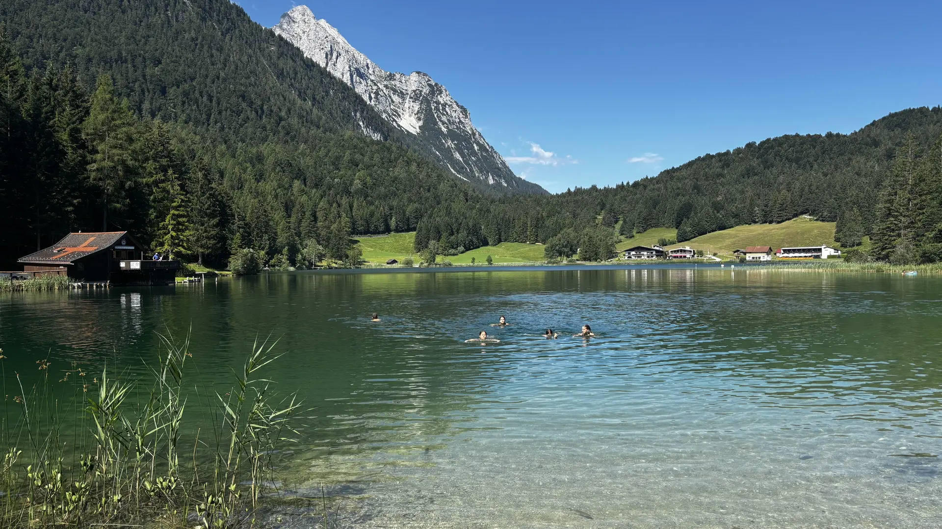 Schwimmen im Lautersee | © DAV Starnberg - Sina Bakenhus