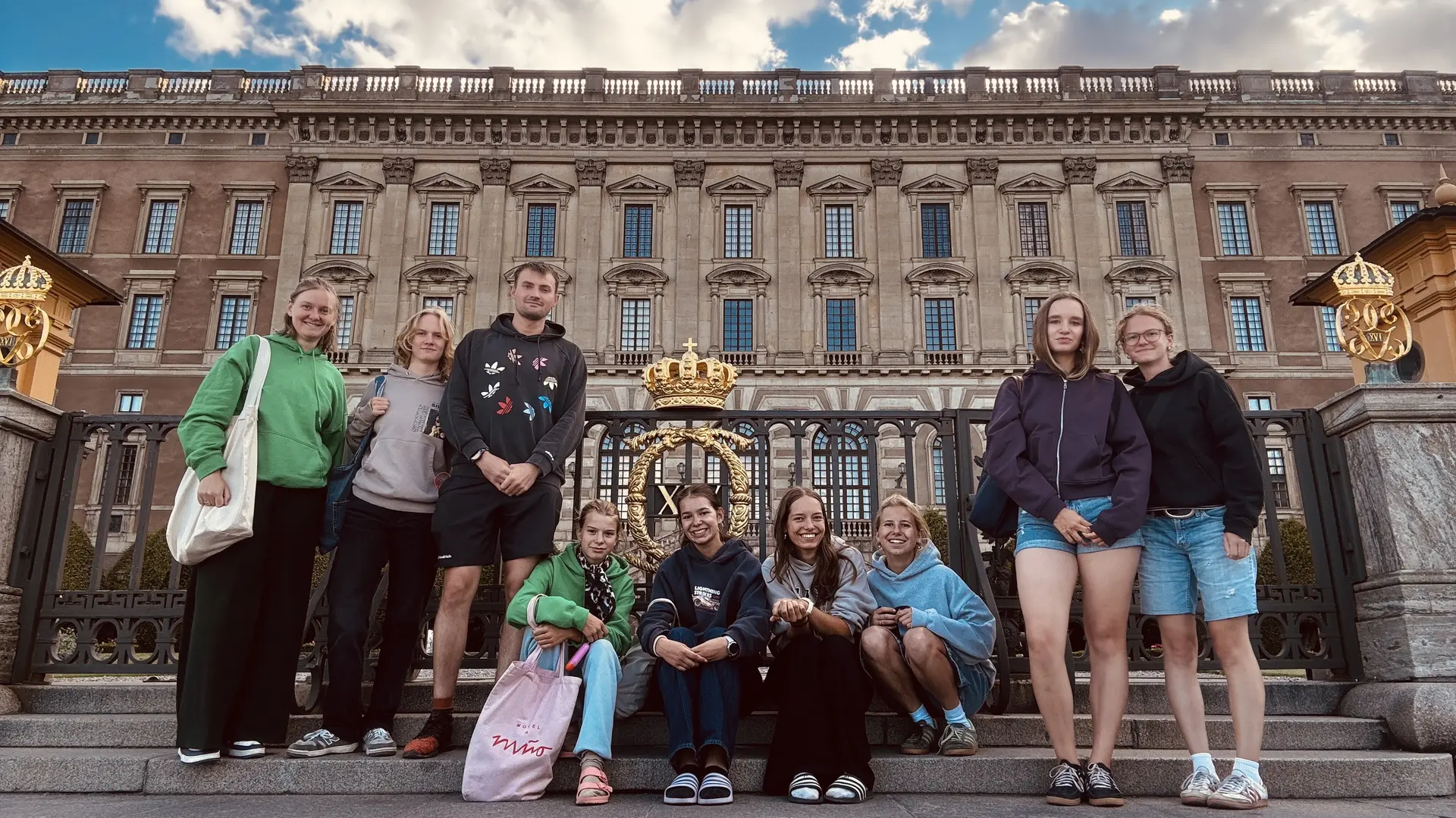 Gruppenfoto Königspalast Stockholm | © DAV Starnberg - Sina Bakenhus