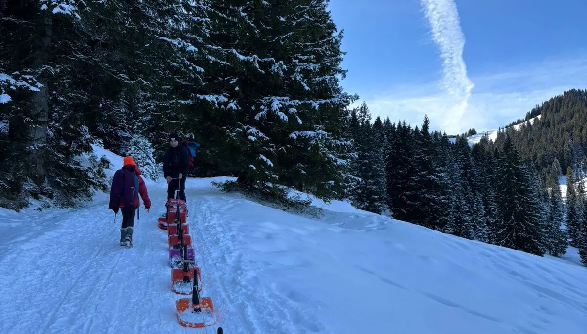 Flo zieht alle Bobs | © jDAV Starnberg