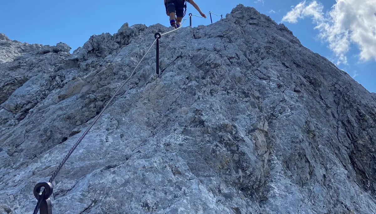 Alpspitze über Matheisenkar und Ferrata | © DAV Starnberg