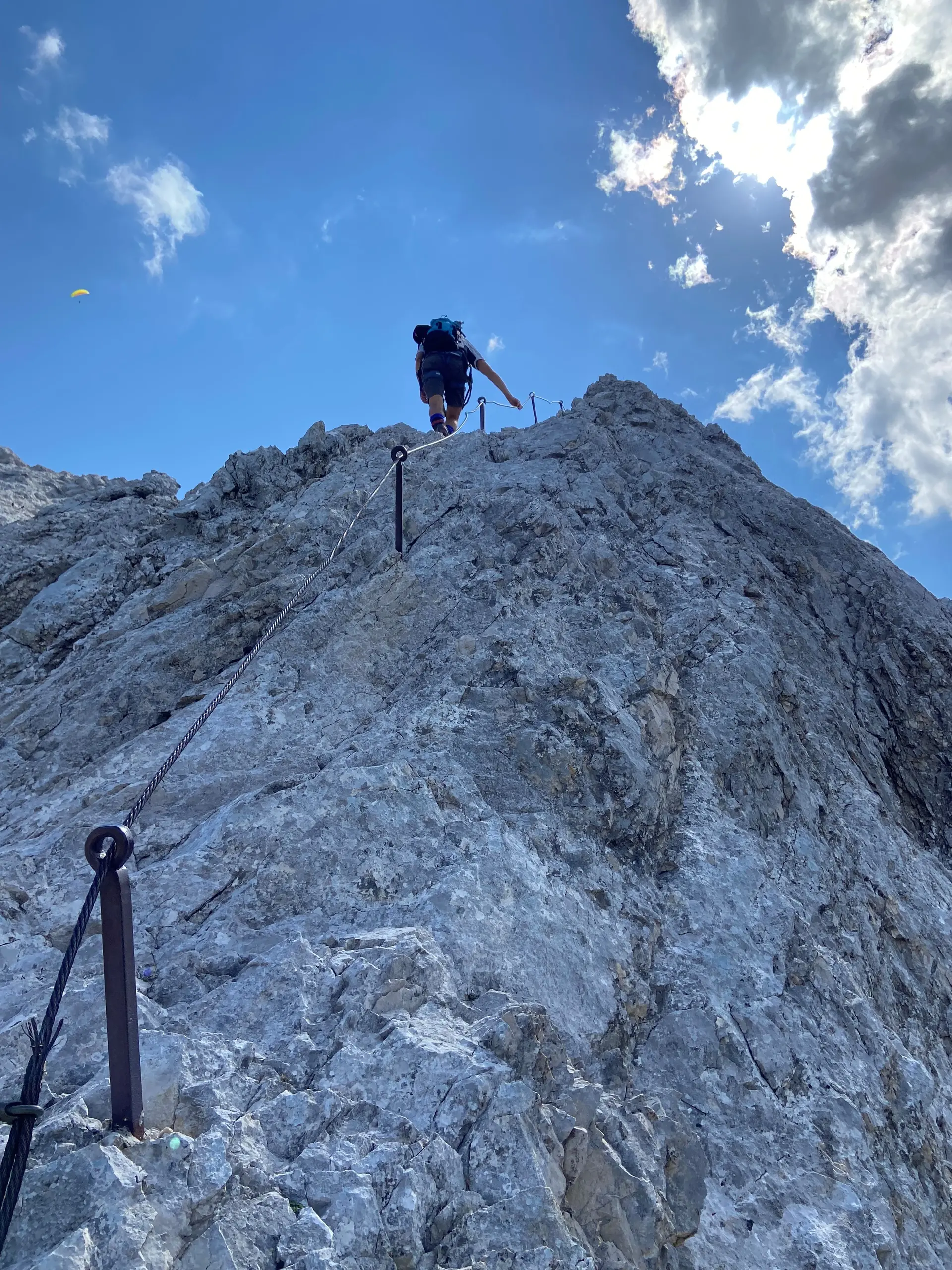 Alpspitze über Matheisenkar und Ferrata | © DAV Starnberg