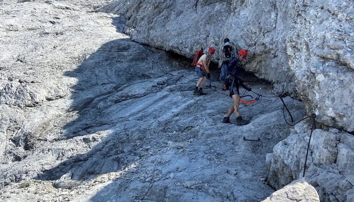 Alpspitze über Matheisenkar und Ferrata | © DAV Starnberg