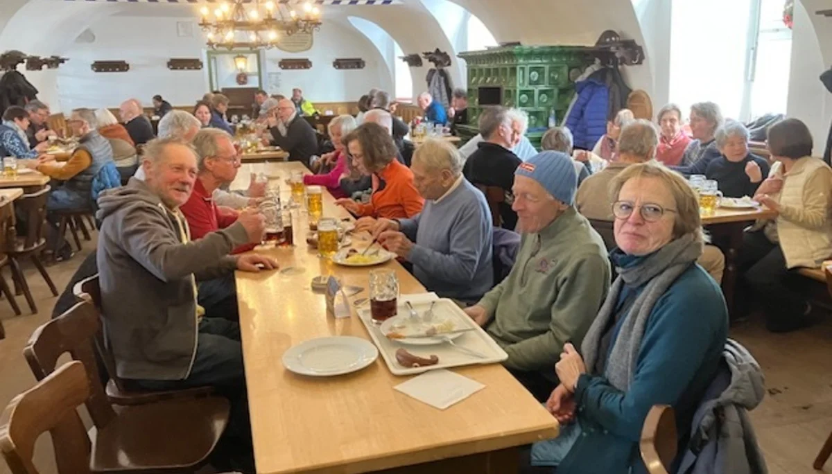 Andechs-Wanderung 2026 - Im Bräustüberl beisammenhocken Tisch 2 | © DAV Starnberg