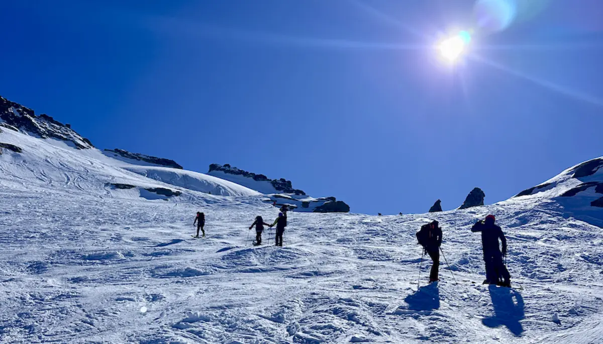 trotz herrlichem Sonnenschein ist es eiskalt | © DAV Starnberg