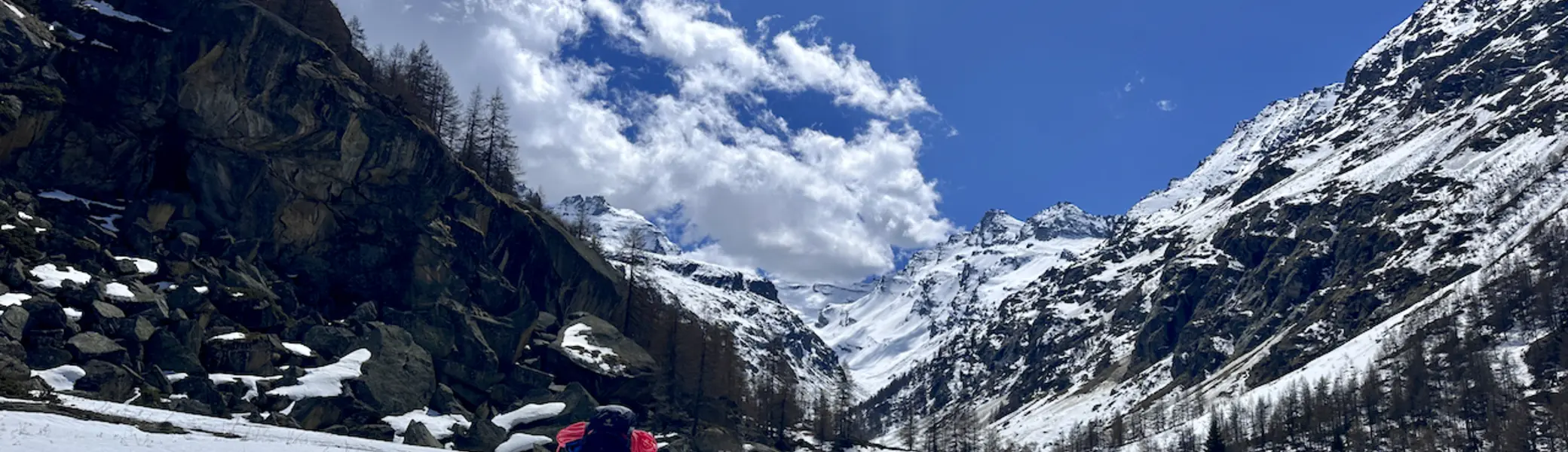 Frühjahr im Valsavarenche - kurz hinterm Parkplatz in Pont | © DAV Starnberg