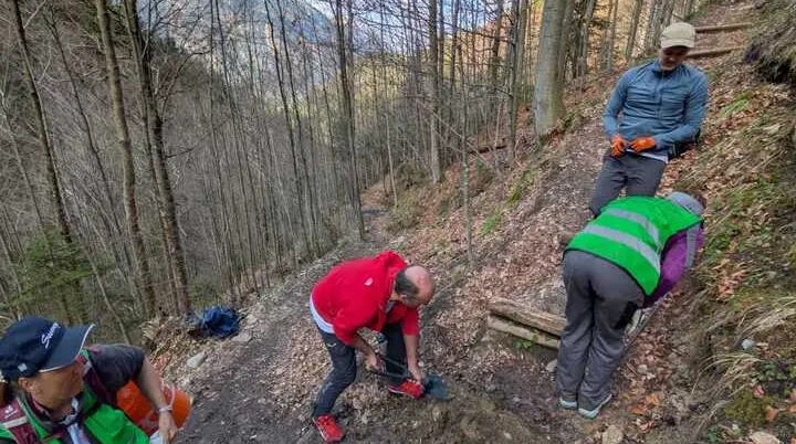 Treppenbau | © DAV Starnberg Birgit Steinbeck