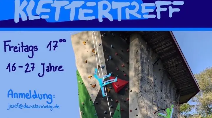 Flyer Kraxler -Klettergruppe Freitags ab 16 Jahren | © JDAV Starnberg