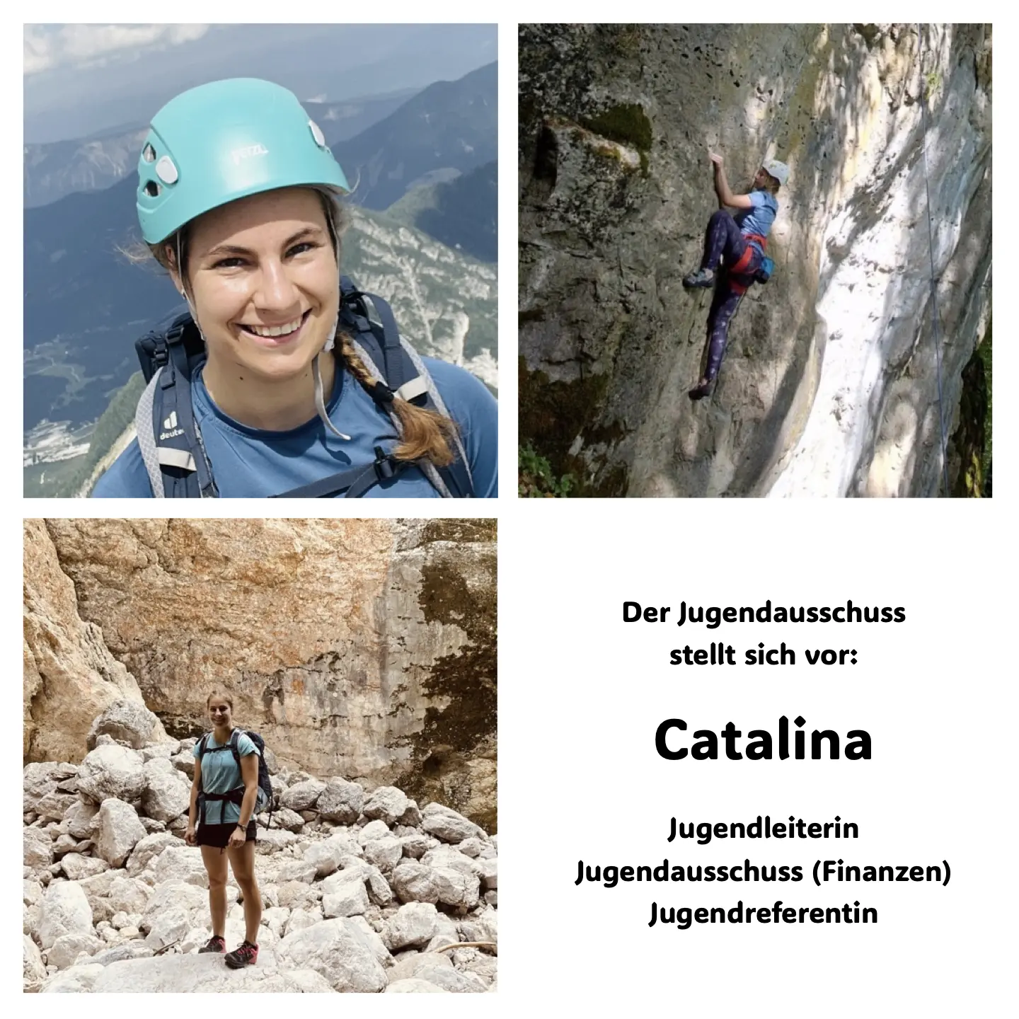 Instagram-Collage Catalina Wever | © DAV Starnberg