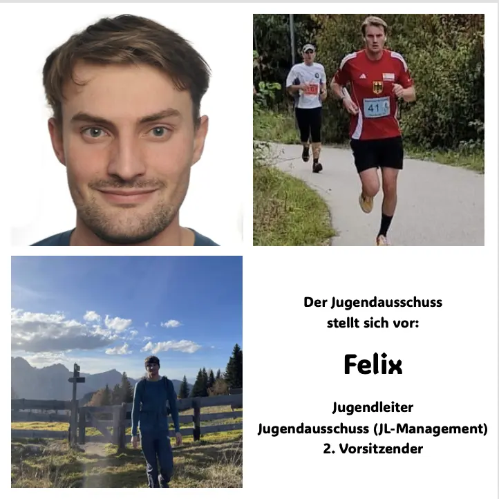 3 Fotos von Felix und seine Ämter | © JDAV Starnberg