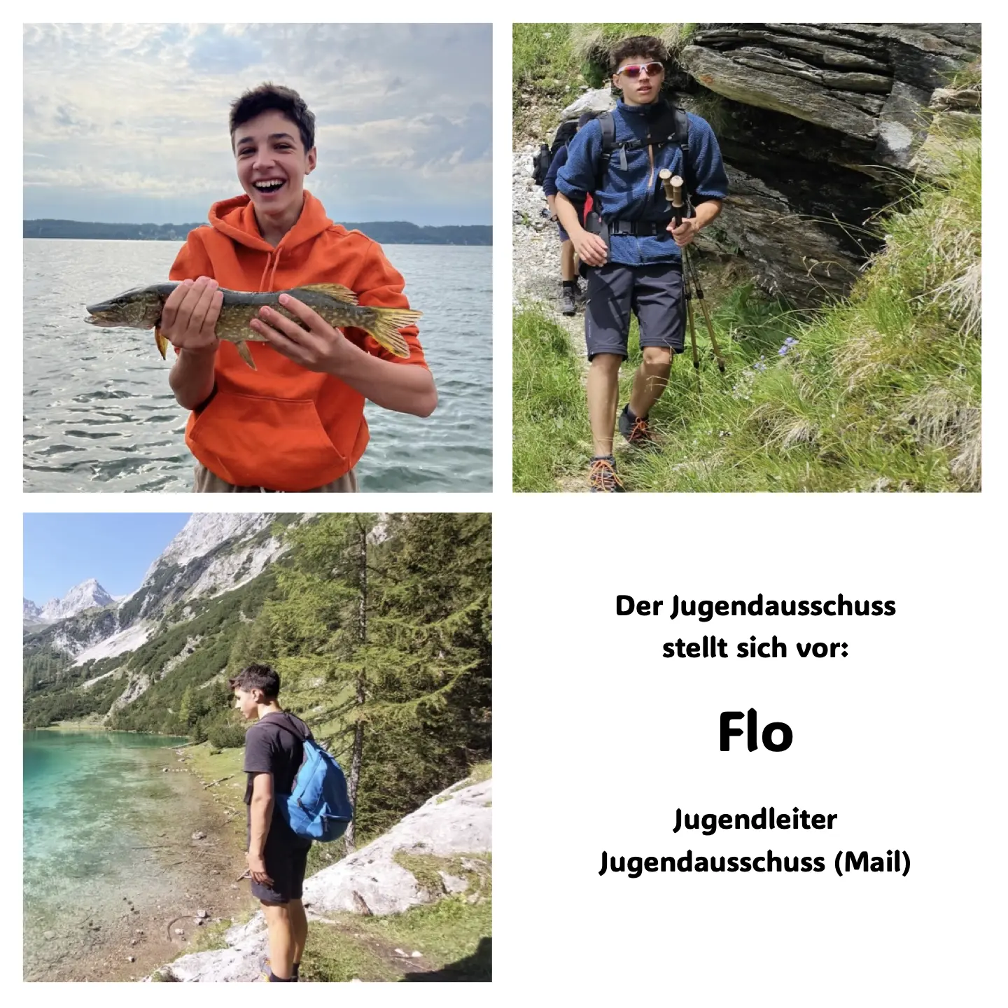 3 Fotos von Flo und seine Ämter | © JDAV Starnberg
