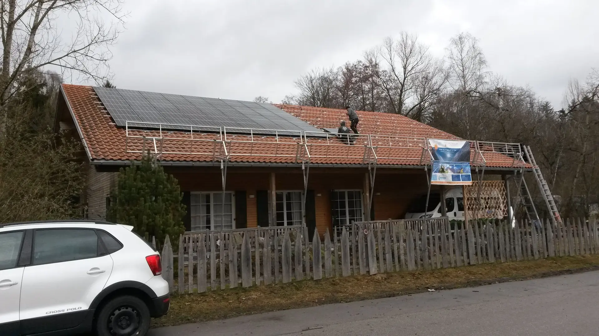 PV-Anlage_Aufbau11 | © DAV Starnberg