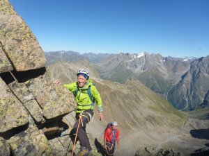 Langer Abstieg am Aufstiegsweg