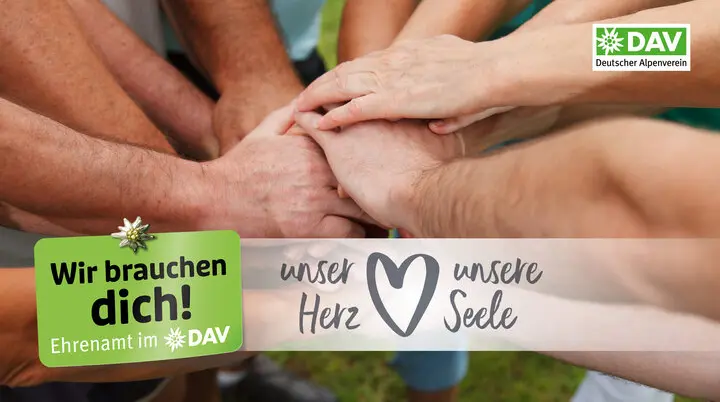 Kampagnenmotiv: Ehrenamtliche Unterstützung beim DAV - Imagefoto | © DAV